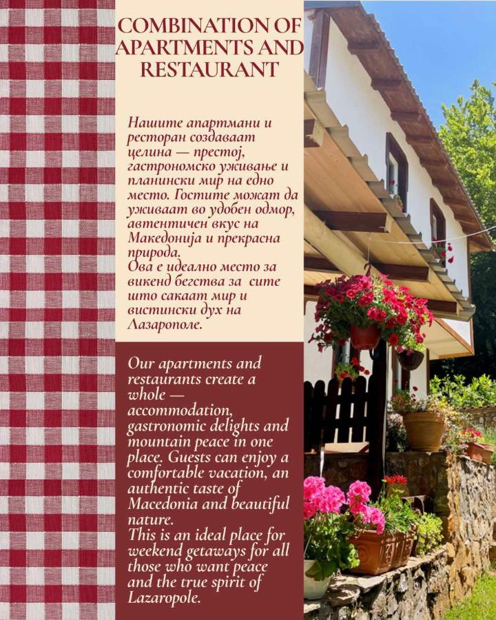 Restuarant-Apartments T'ga za jug Lazaropole - Chambres d'hôtes Lazaropole