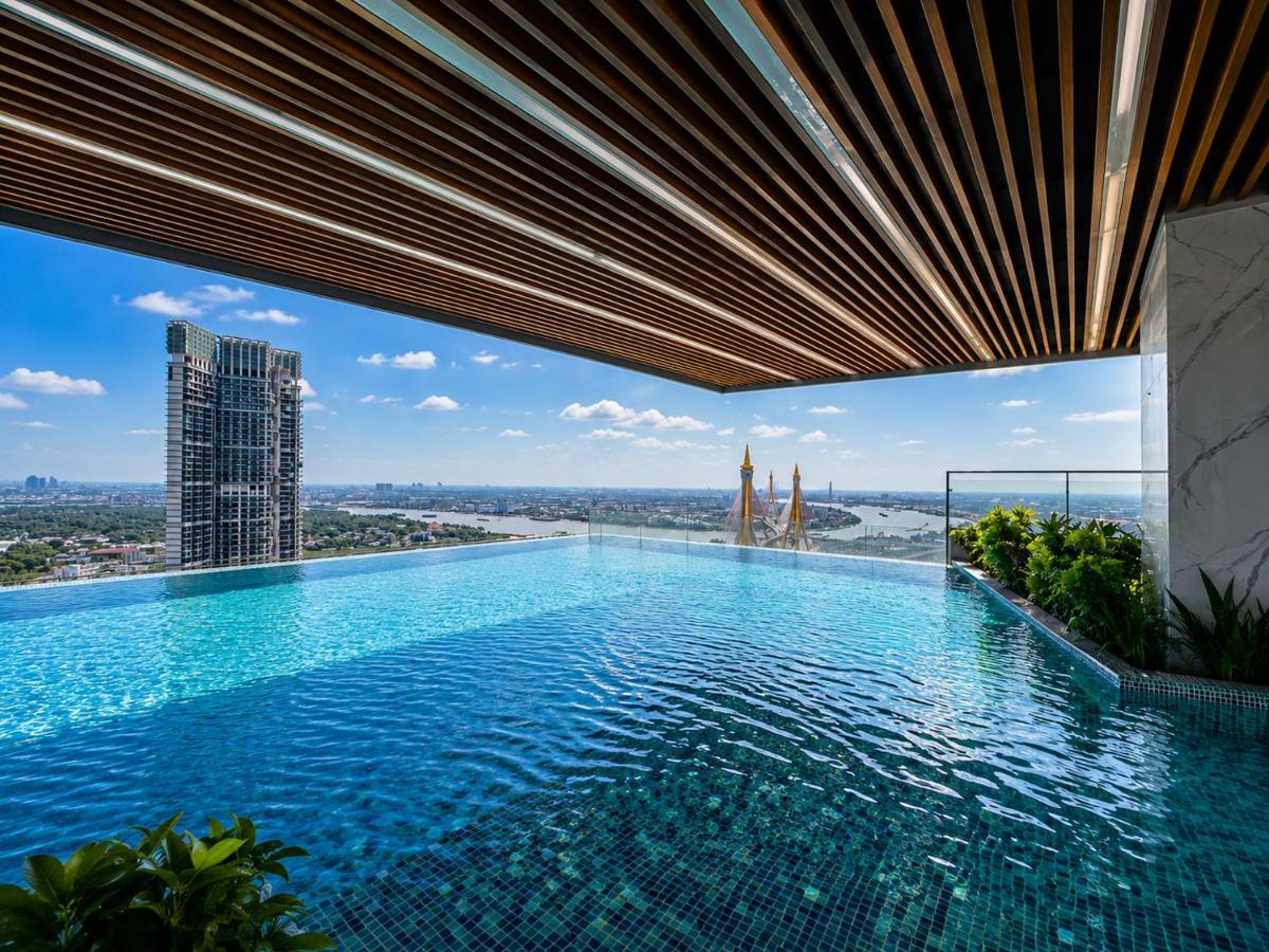 1BR High Floor Apt City Partial River View - B&B Bangkok