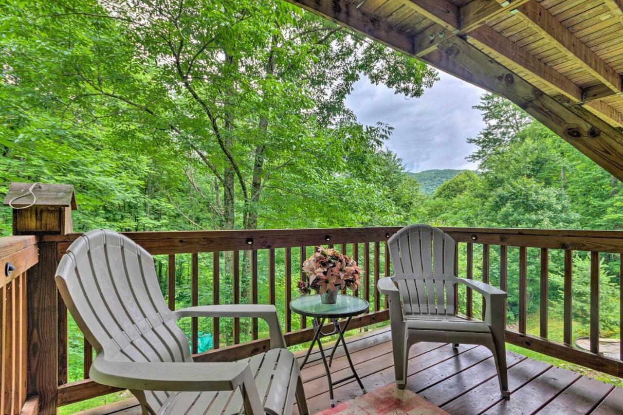 Peaceful 3BR Cabin w/ Mountain Views & Large Deck - B&B Waynesville