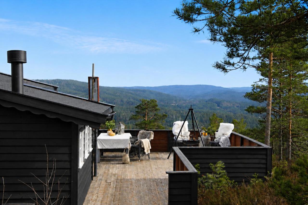 Cozy cottage with a Wonderful view - Hiking trails - Silence - B&B Mjåvatn