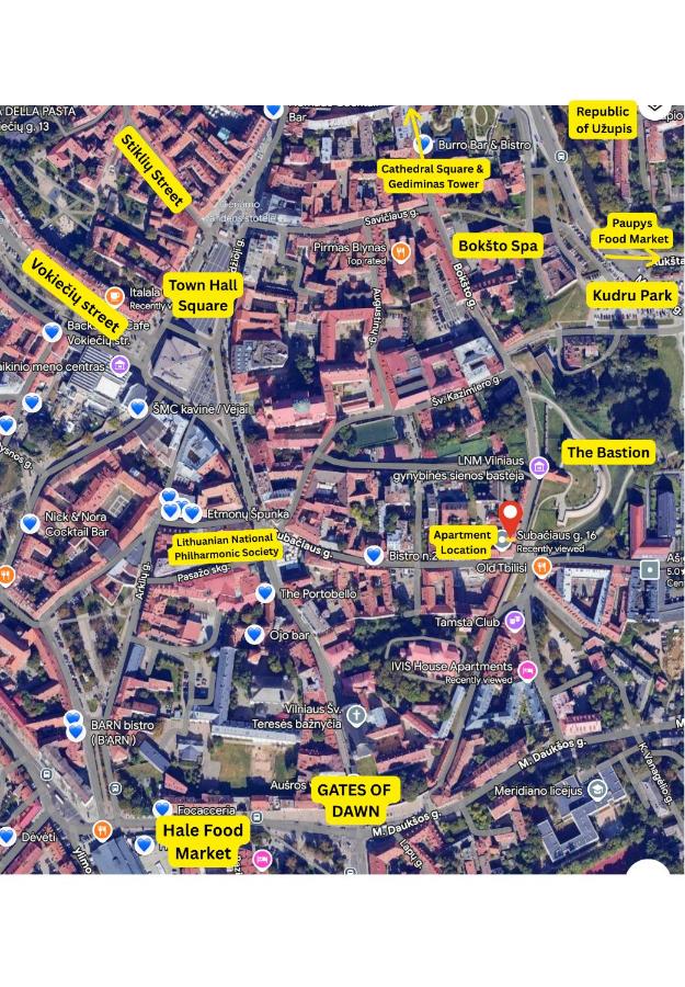 IVIS House Historic Bastion View Apt Old Town - B&B Vilnius