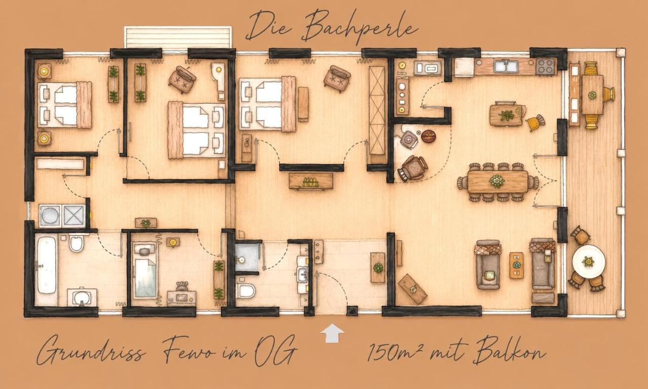 Ferienhaus Bachperle - Alpenidyll mit Kamin, Balkon oder Terrasse für Genießer - Ferienwohnung Kiefersfelden