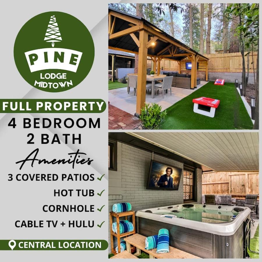 LUX Oasis 4 Bed2 Bath Hot Tub 3 Patio - Ferienwohnung Atlanta
