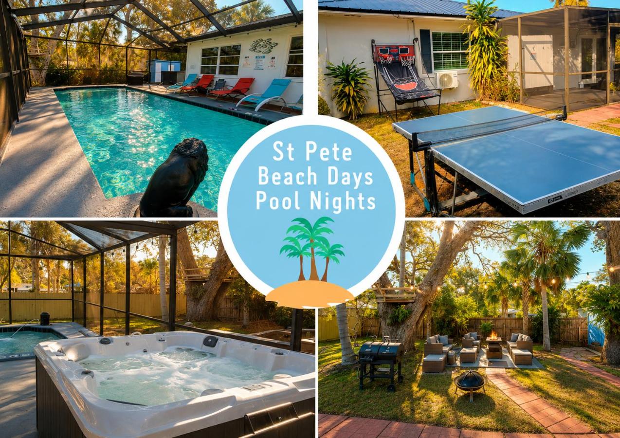Sleeps 12 Heated Pool, Hot Tub, Pets, 5 min Beach - Ferienwohnung Saint Petersburg