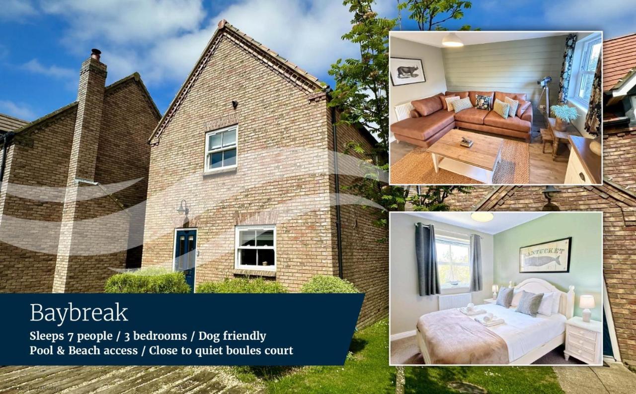 Baybreak - Part of the The Bay Filey Holiday Village with pool, gym and direct beach access, pub, restaurant, tennis and meadows walks - Chambres d'hôtes Filey