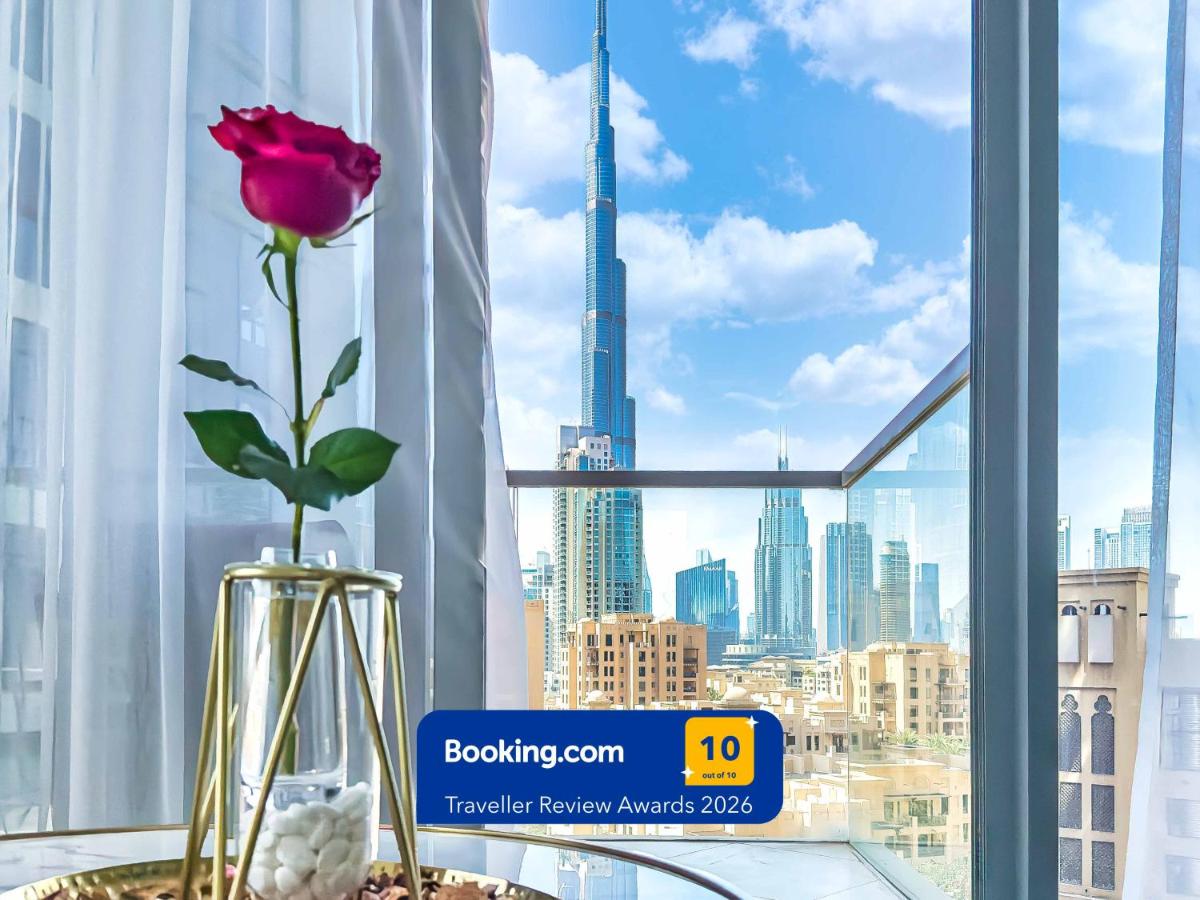 Direct Burj Khalifa View - Luxury 1BR - Walk to Dubai Mall - Ferienwohnung Dubai