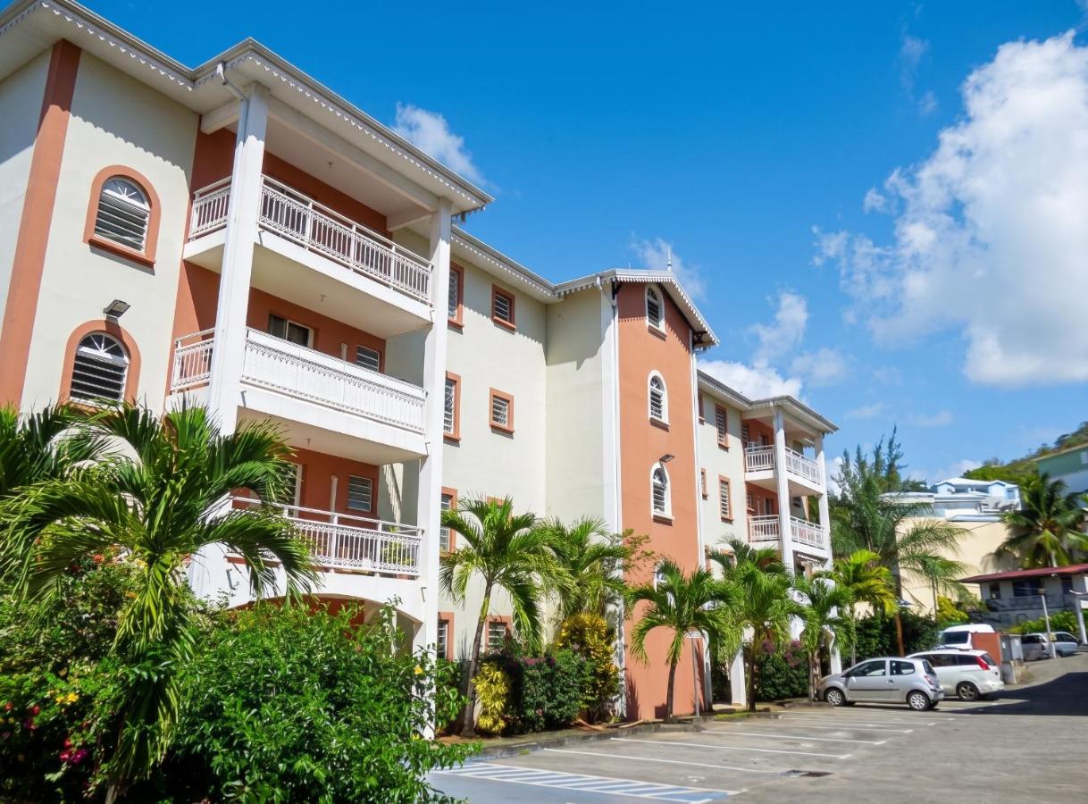 Studio agréable aux Trois-Îlets, 32 m² avec balcon lumineux - B&B Les Trois-Îlets