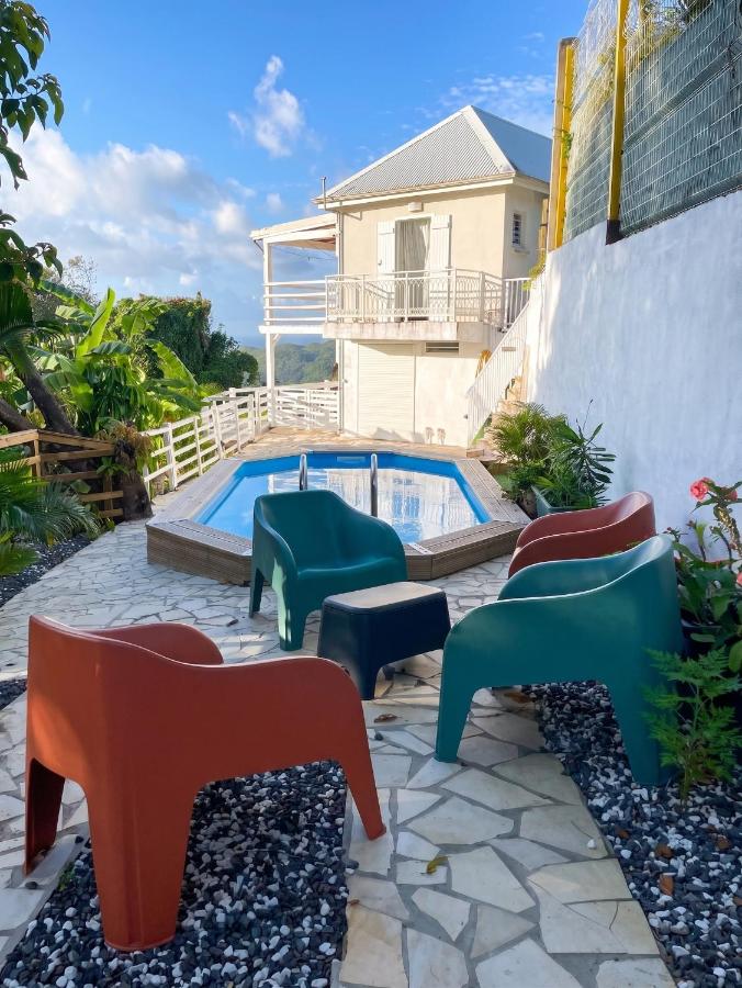 Appartement charmant Deshaies vue mer - B&B Deshaies