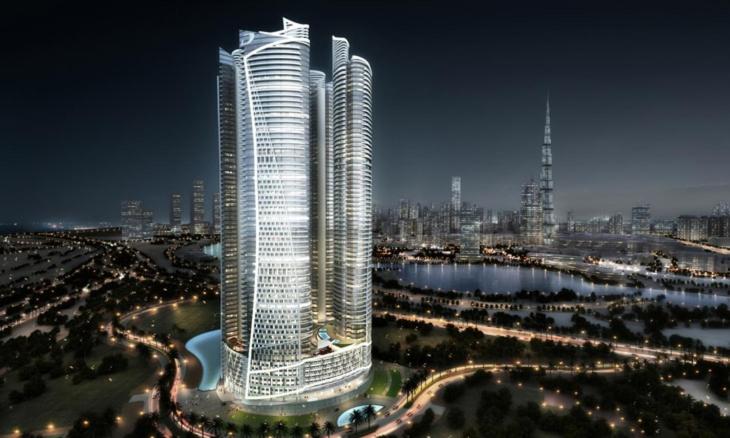 1BR with Burj Khalifa View in Paramount Hotel - B&B Dubai