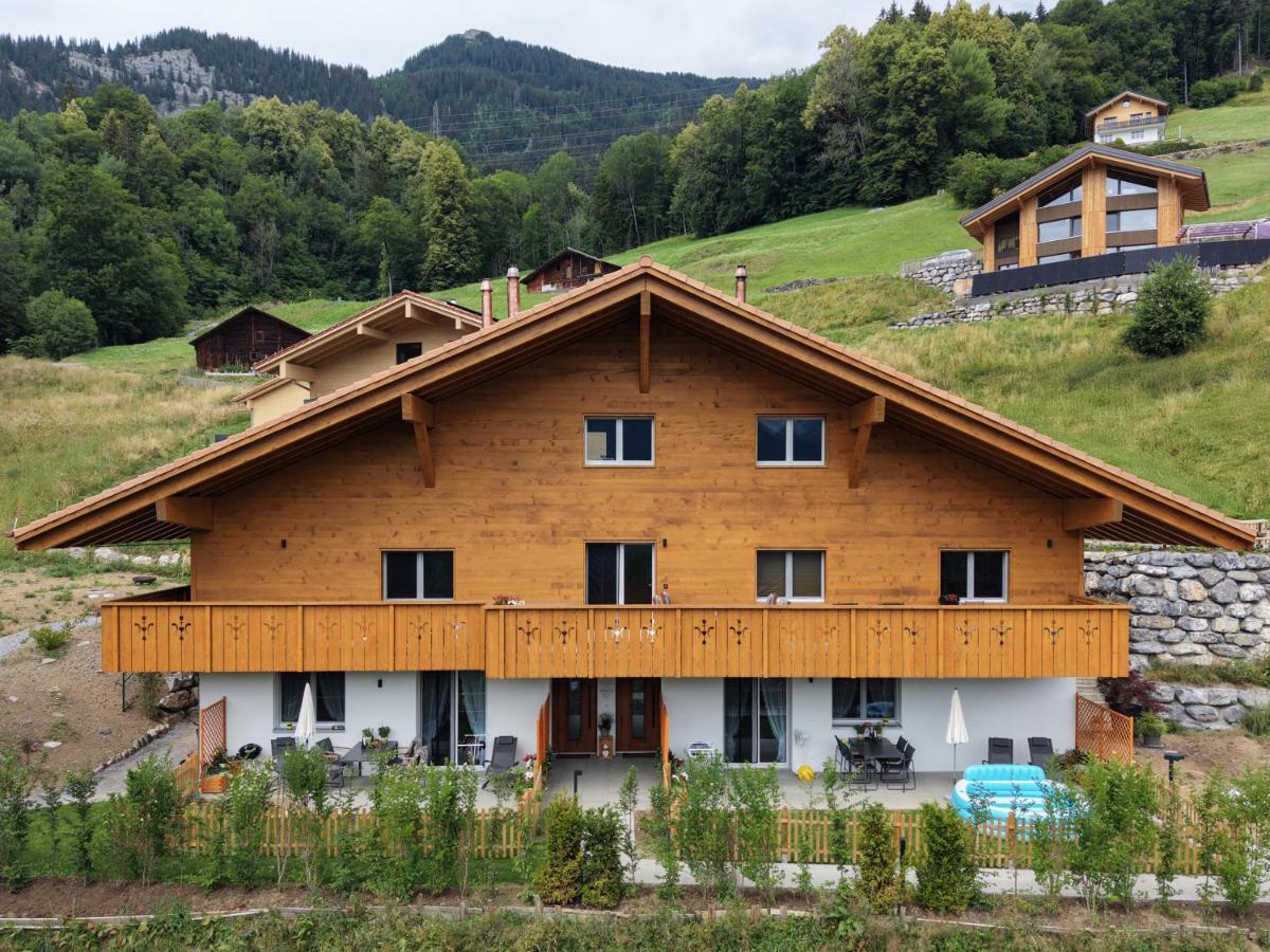 Chalet Bergzauber Ferienwohnung Engelhorn - B&B Hasliberg