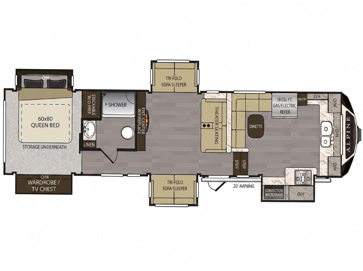 Luxury RV on 10 Private Acres Bring your pup - Ferienwohnung Boyne City