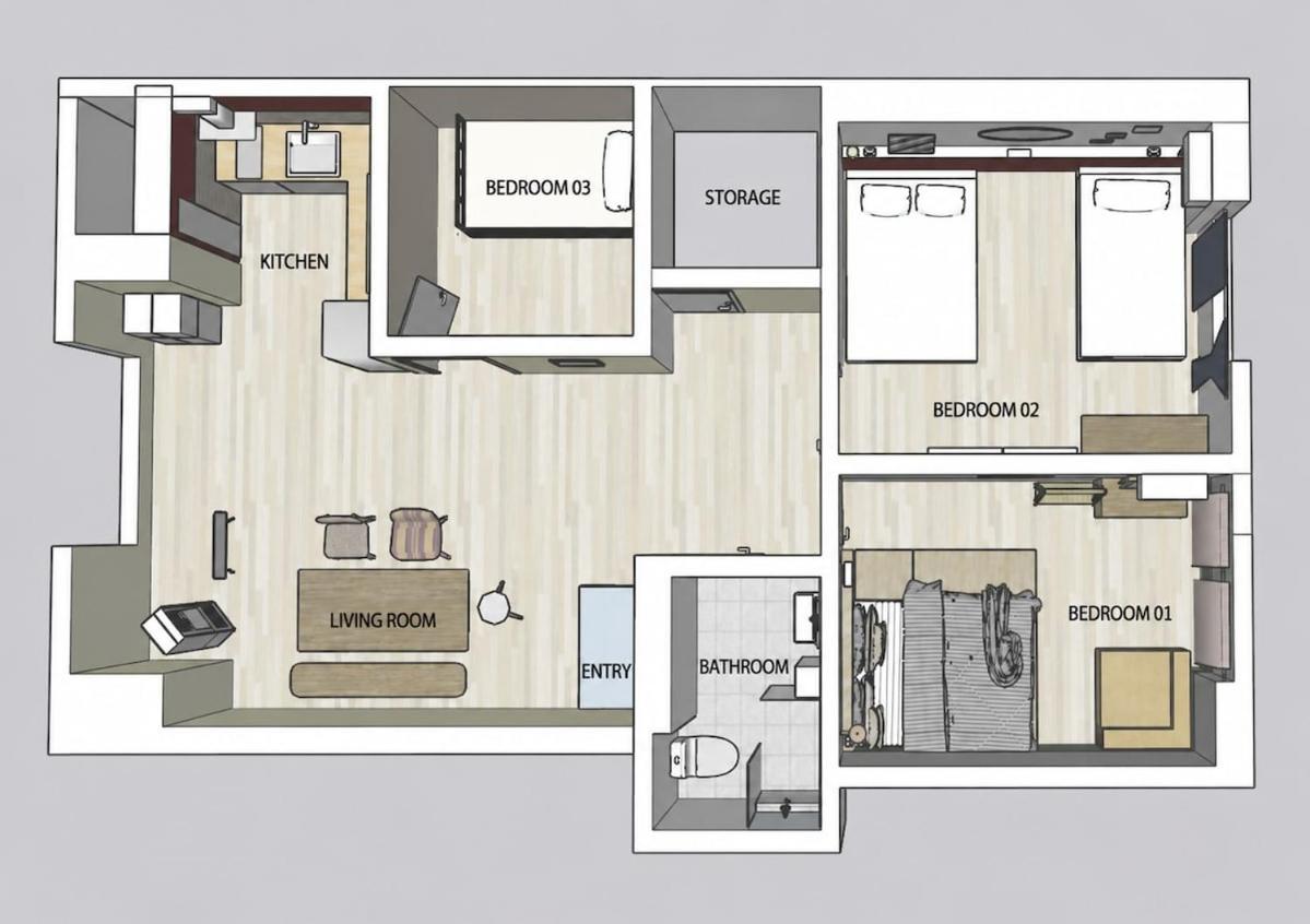 Mongle Stay Anam near Korea University and Anam Hospital - Bed and Breakfast Seoel