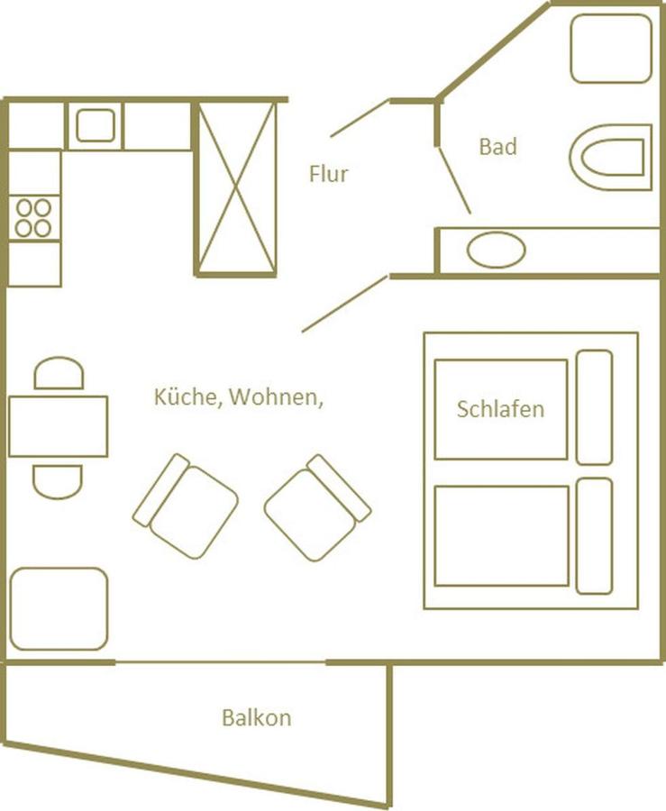 Ferienwohnung Haus Jahreszeiten 11 - Chambres d'hôtes Ostseebad Binz