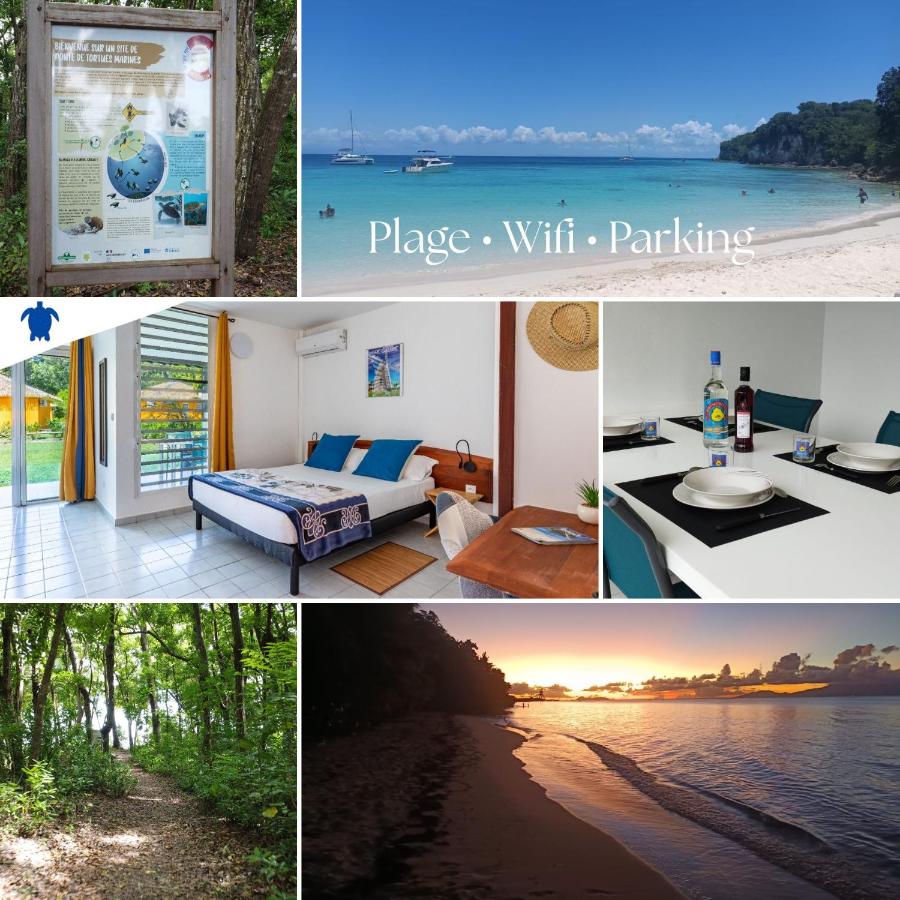 KawanNid Plage à 200m, Wifi, Clim, Jardin Privé - B&B Grand-Bourg