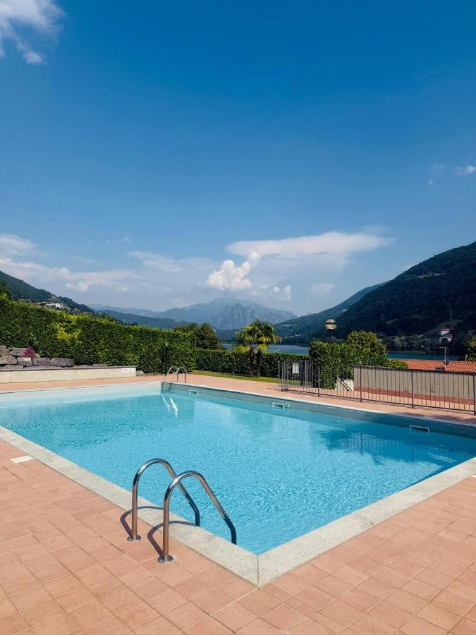 Lake View & Pool Apartment - Antica Filanda Residence - B&B Ranzanico