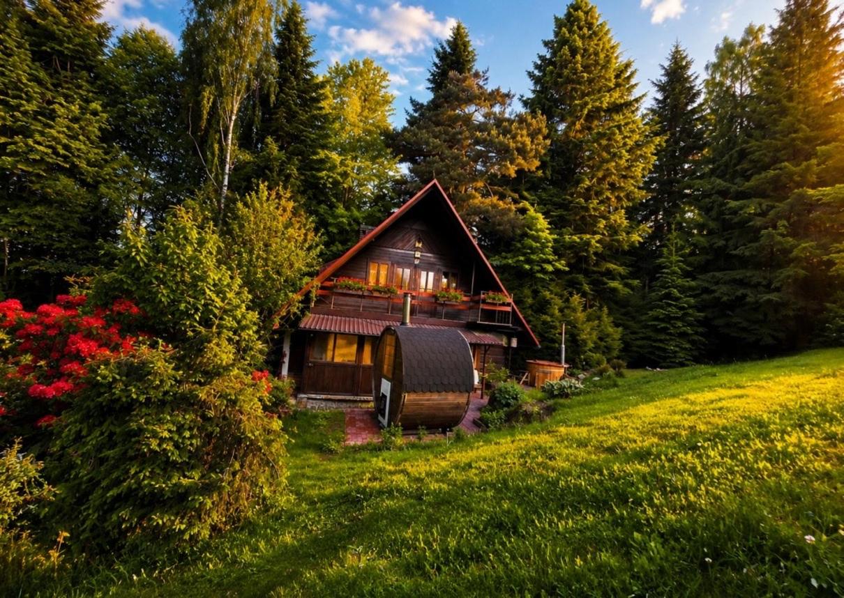 Chata pod lasem z balią i sauną - B&B Myślenice