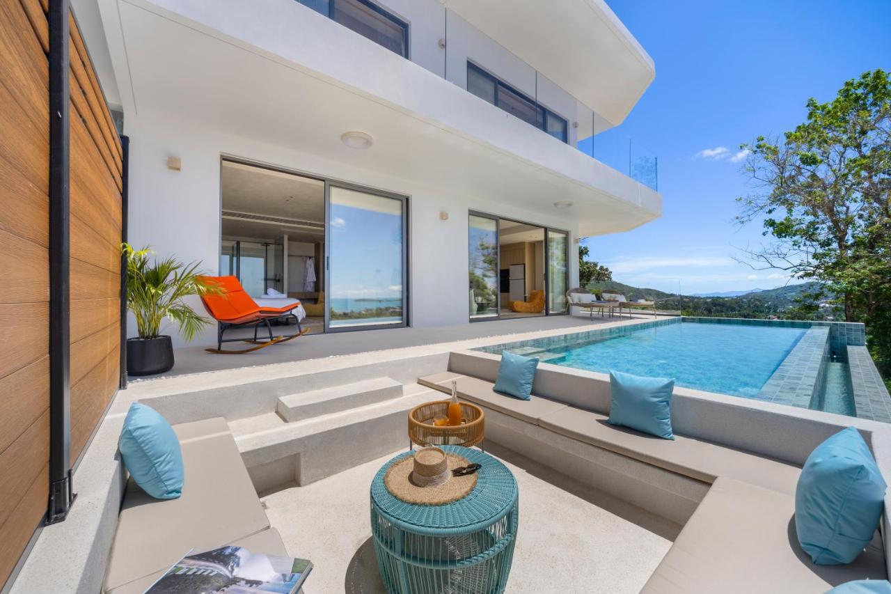 VANYA SICILY Sea View Pool 3-Bedroom Villa 601 - B&B Ko Samui