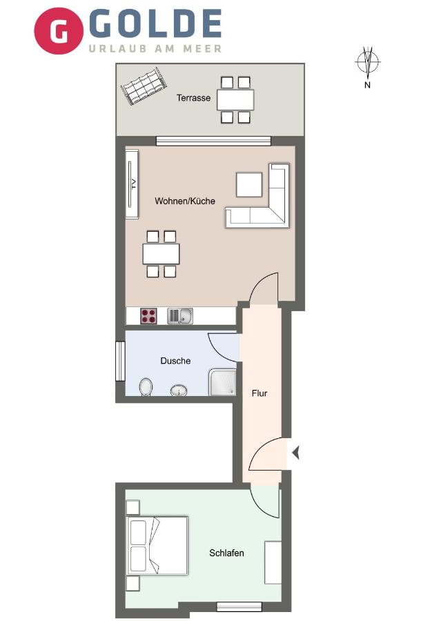 Nordseebude Kleine Auszeit - B&B Sankt Peter-Ording