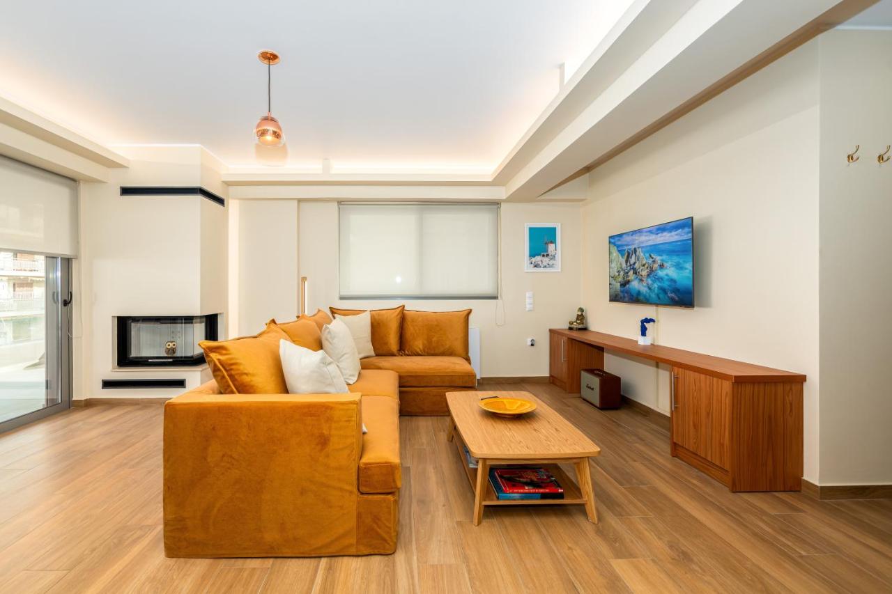 Luxury 3-bed - Parking - 500Mbps - Riviera - B&B Athens