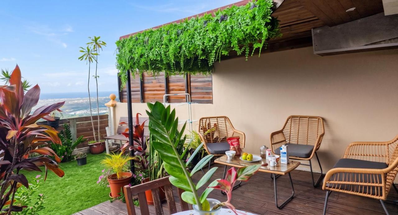 Appartement avec vue sur mer à Saint-Paul, 50 m², Terrasse - B&B Saint-Paul