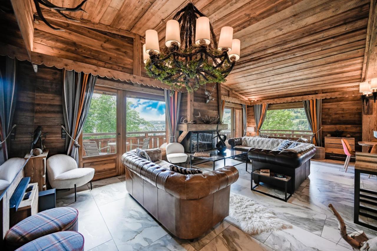 Chalet Prestige Megève Centre Jacuzzi 10 p - Chambres d'hôtes Megève
