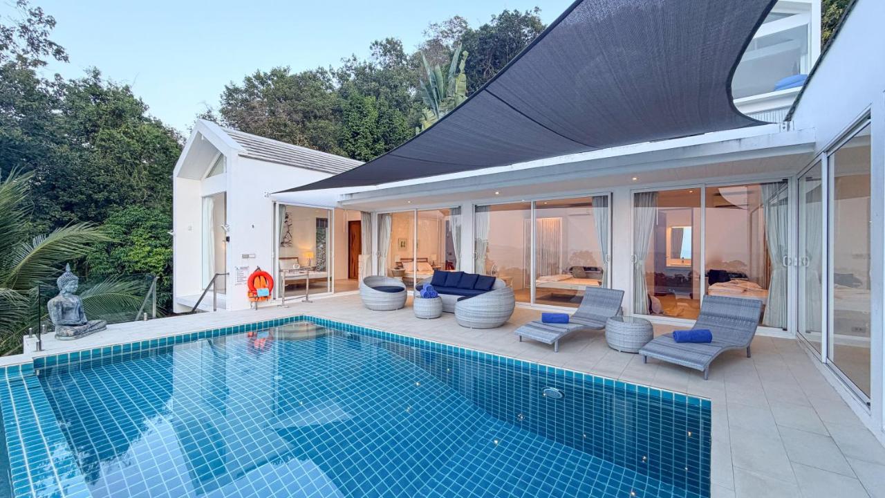 Villa Azula Sunset Seaview Hillside Modern Boho-Style Living - Bed and Breakfast Ko Samui