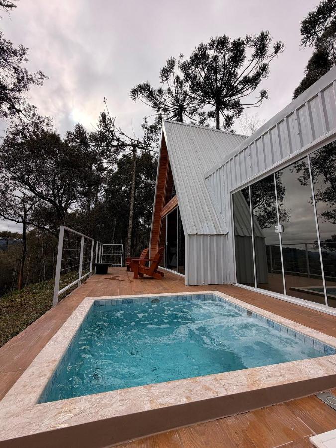 Chalé Piscina Aquecida e Hidro - 5 Min do Centro - Ferienwohnung Urubici