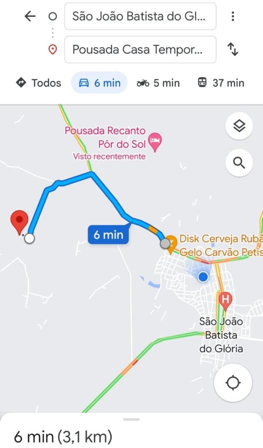 Sitio Santa luzia chalé Augusto temporada - Ferienwohnung São João Batista do Glória