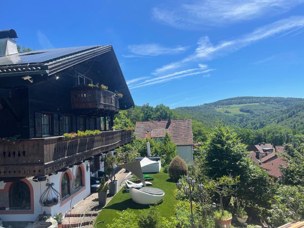 Apartment Weißer Hirsch im Chalet Burgblick - B&B Wahlrod