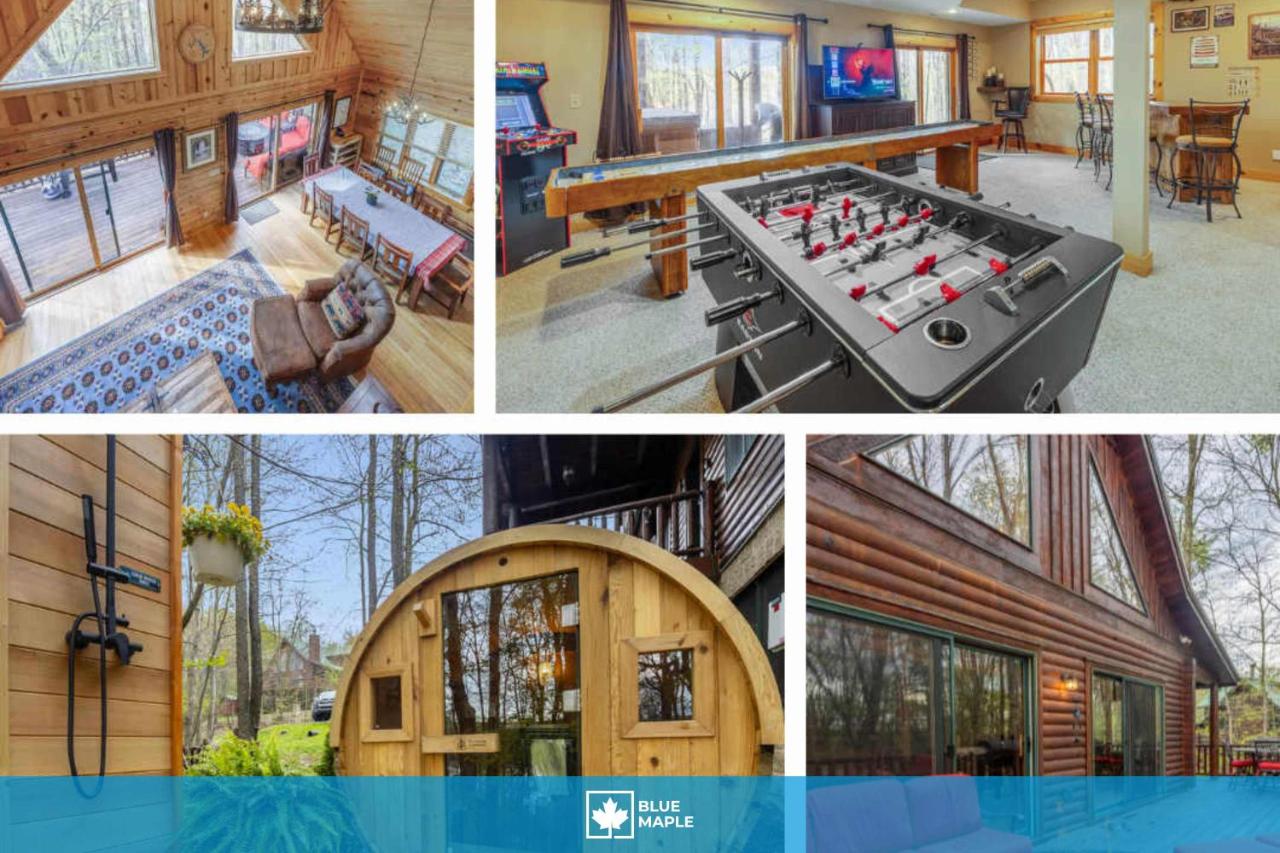 Log chalet w hot tub & BBQ grill - Chambres d'hôtes Oakland
