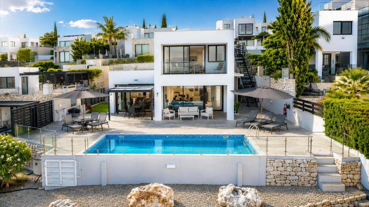 Blue Infinity Villa 33 - Bed and Breakfast Neo Chorio