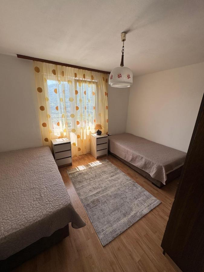 Chambre Lits Jumeaux avec Salle de Bains Commune