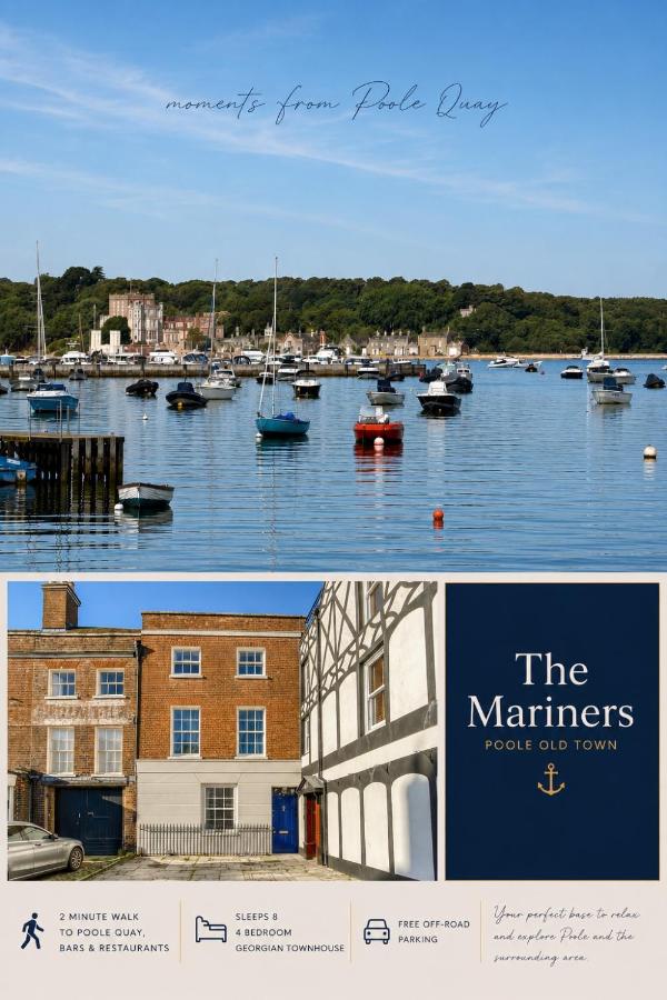 The Mariners - Georgian House - Old Town Poole, by Guildhall - B&B Poole