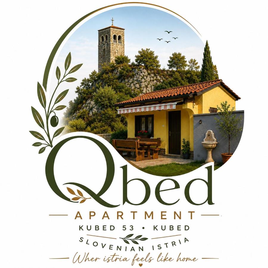 Apartma Qbed-Peaceful Retreat in Slovinan Istria - Chambres d'hôtes Gračišče