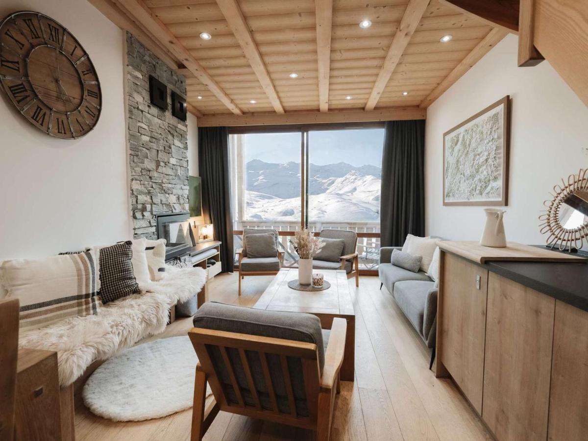 Appt 10 pers rénové, calme, balcon sud, cheminée, Wi-Fi, proche pistes - FR-1-545-14 - Chambres d'hôtes Val Thorens