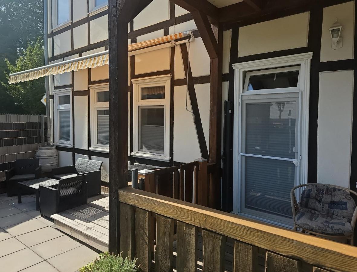 Einzelwohnung im EG mit Terrasse und AC - Ferienwohnung Hansestadt Osterburg