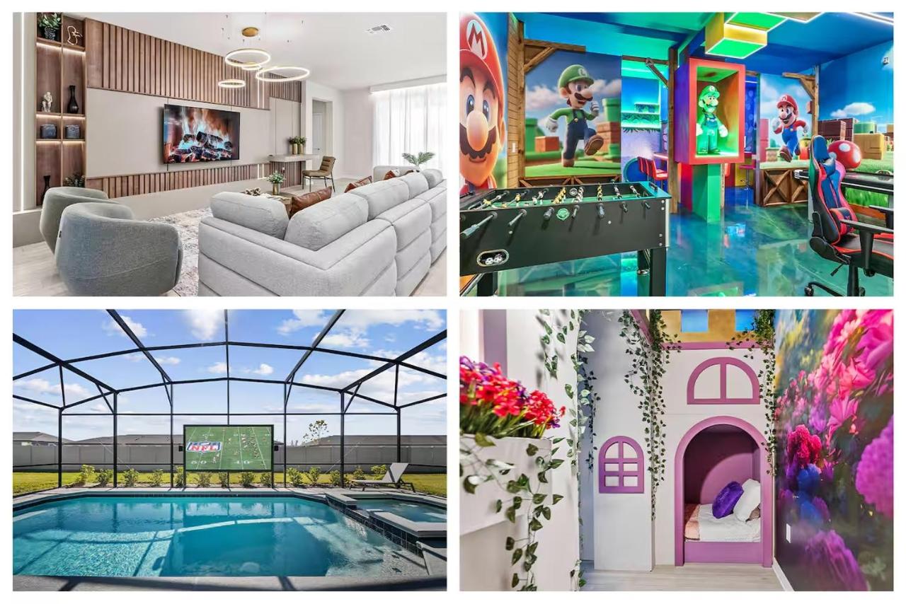 Luxury 8BR Themed Villa with Private Pool - Ferienwohnung Orlando