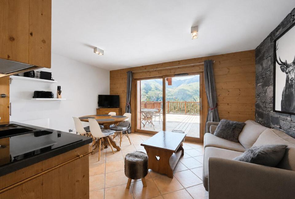 Chalet Adele - Appartement 4 personnes situé en bord de piste St Martin de Belleville MAE-5684 - B&B Saint-Martin-de-Belleville