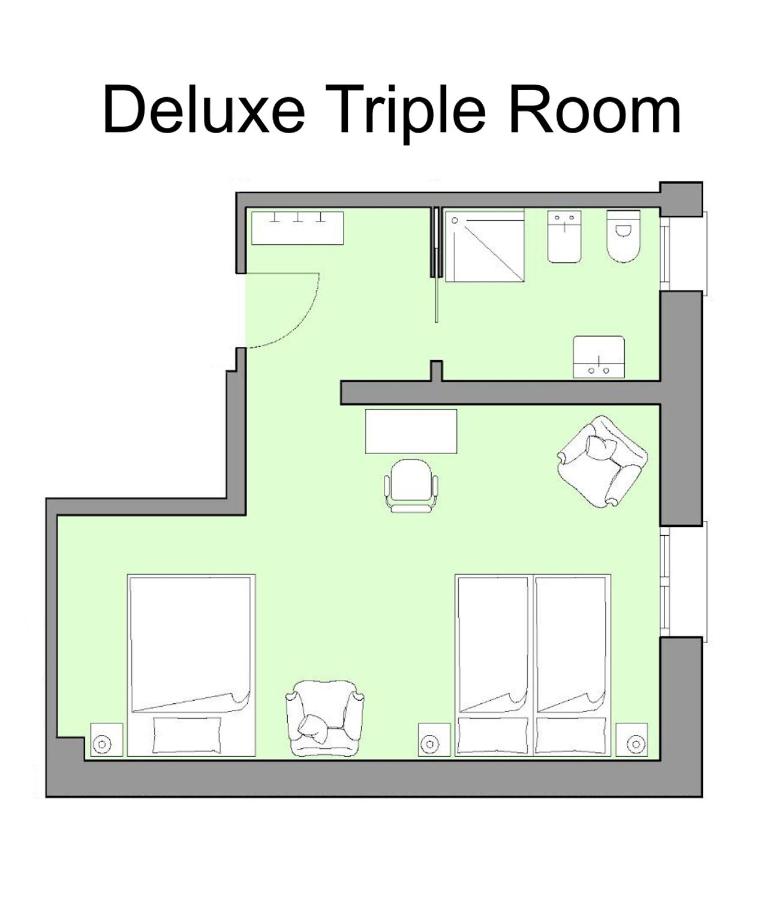 Deluxe Dreibettzimmer