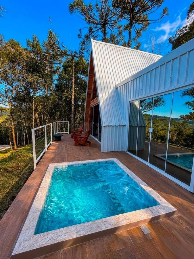 Chalé Piscina Aquecida e Hidro - 5 Min do Centro - Ferienwohnung Urubici