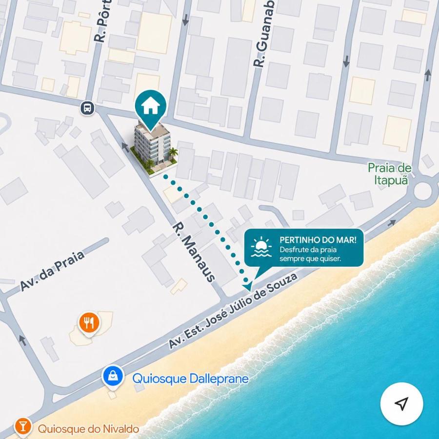 M901 Vista Mar Ar Cond Garagem - Ferienwohnung Vila Velha