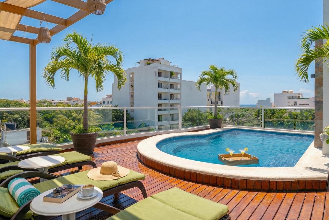 Lazy Mornings in Playa, Pool Terrace, 1BR & 2BR Duplex, Sleeps 2-8, Beach, Markets & 5th Ave 10 Min, Kitchen WiFi AC - B&B Playa del Carmen