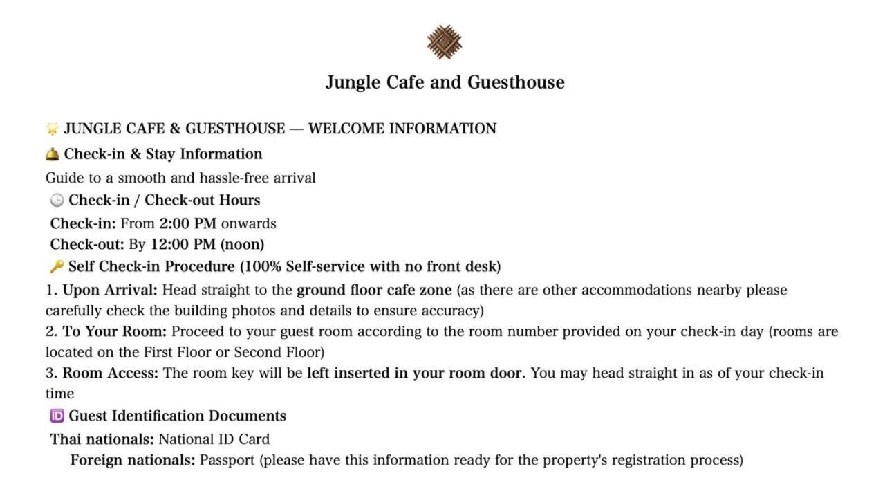 Jungle Cafe and Guesthouse - B&B Prachuap Khiri Khan