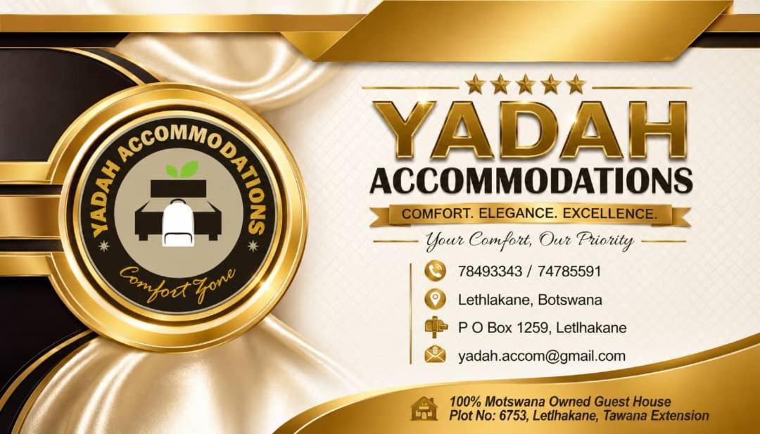 Yadah Accommodations - Chambres d'hôtes Letlhakane