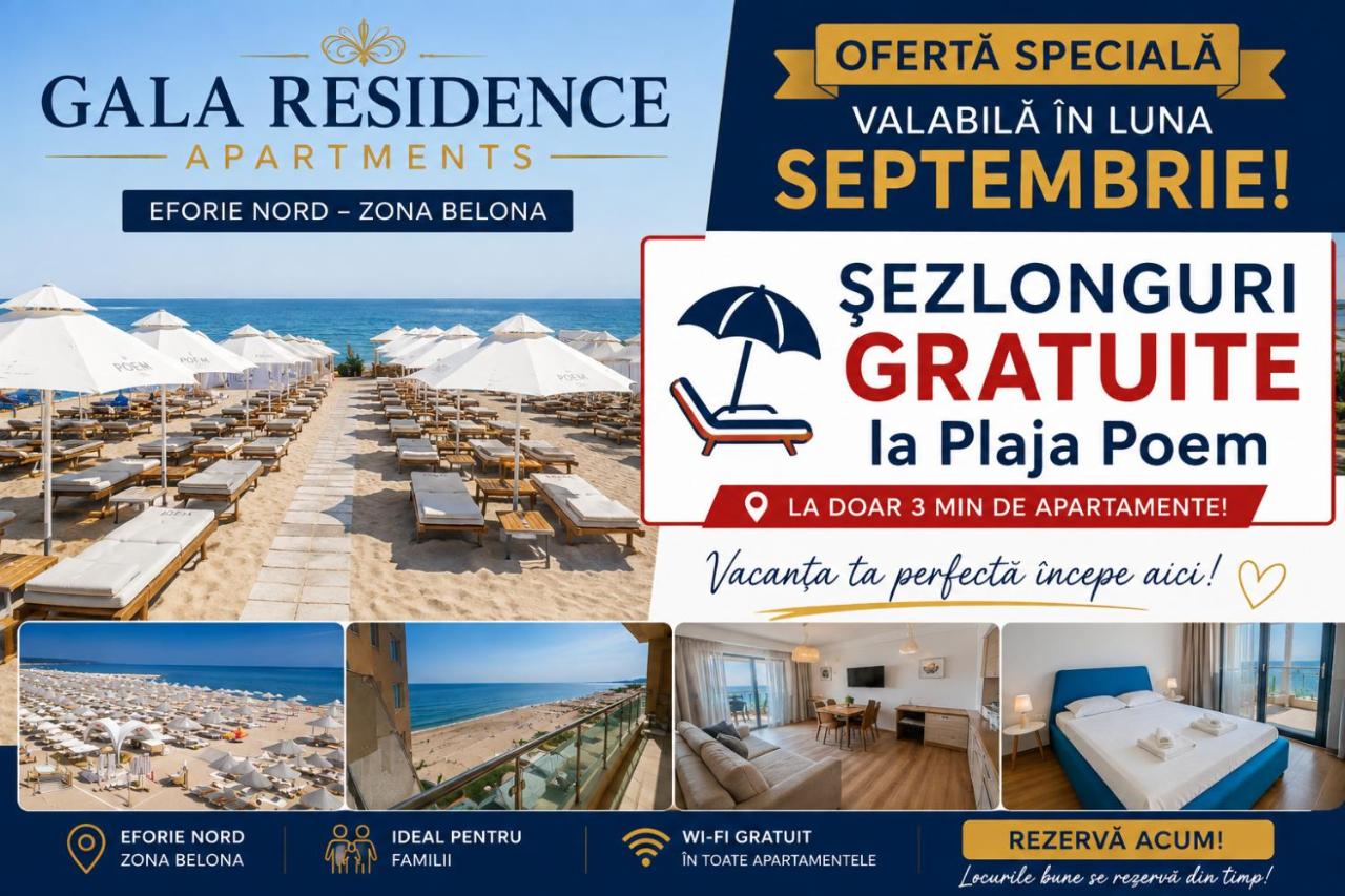 Gala Residence Belona Beach Apartments - Ferienwohnung Eforie Nord