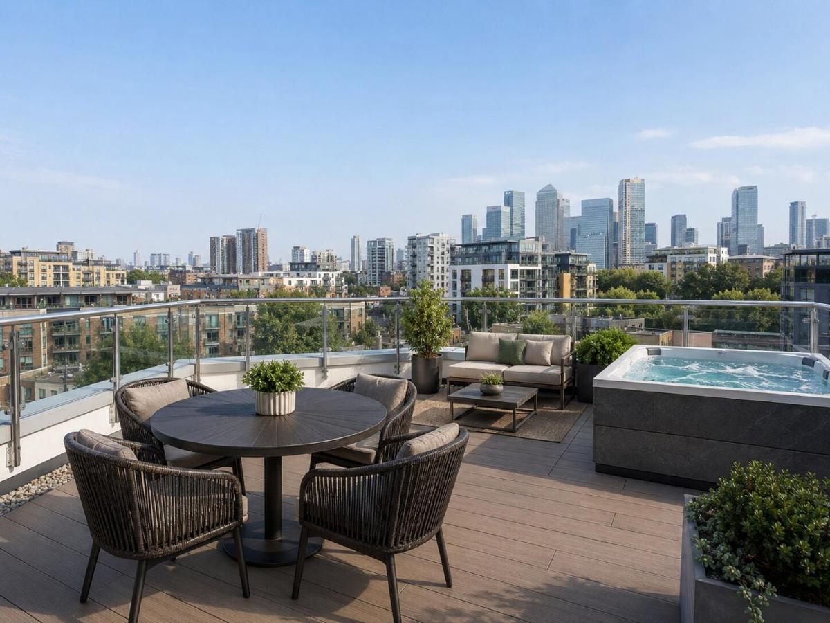 The Thames Horizon - The Docks - Terrace with jacuzzi - Ferienwohnung London
