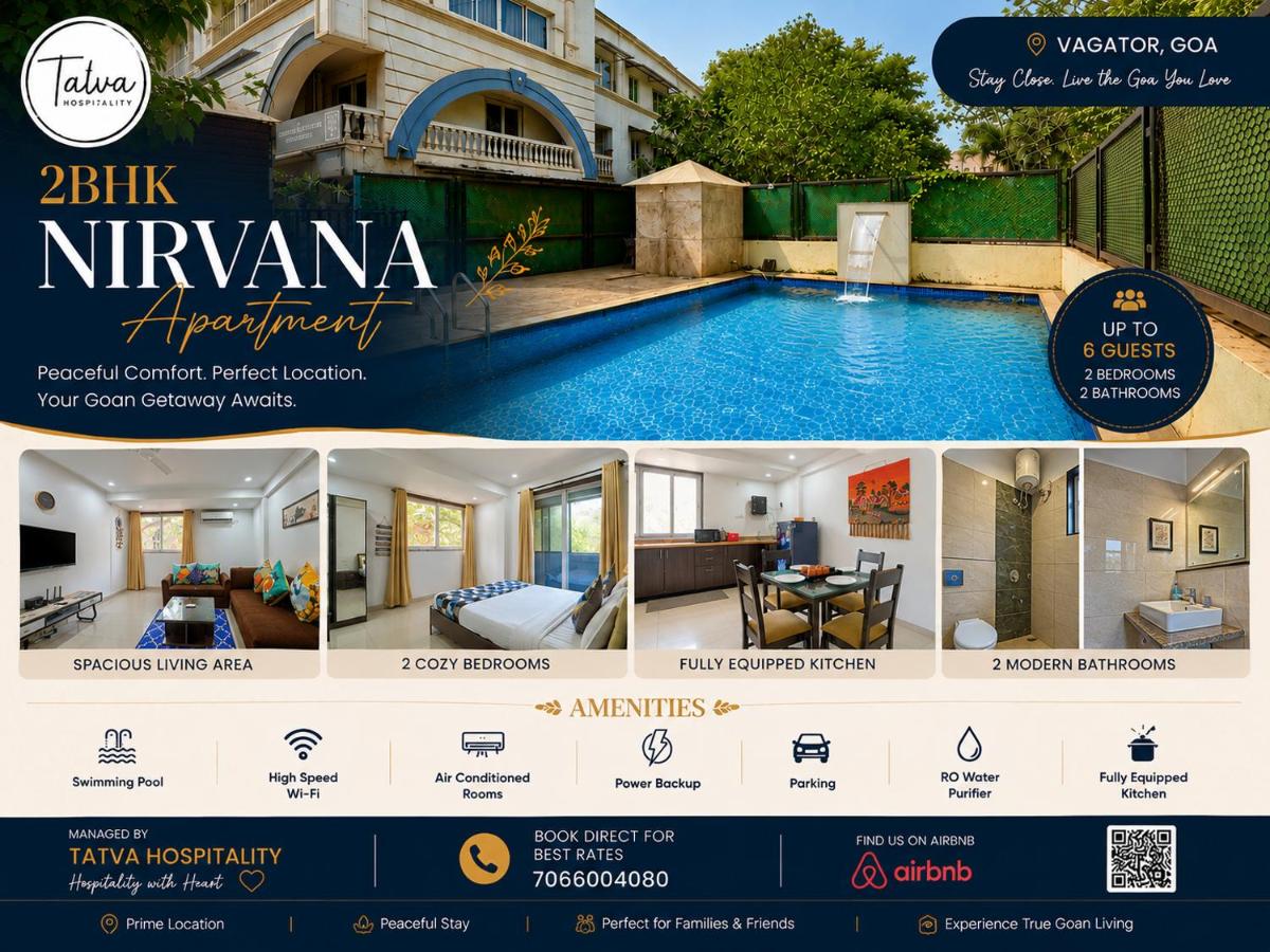 Luxurious Nirvana Apartments at Vagator - B&B Vagator