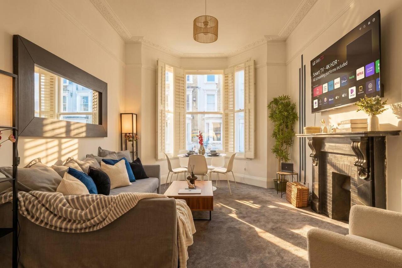Zone 1 Earls Court Flat Sleeps 6 Pet Friendly 2 Min West Brompton - Bed and Breakfast Londen