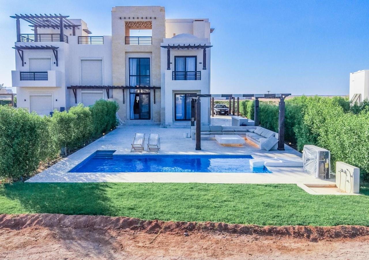 3BR Twin Ancient Sands Villa Private Pool & Lagoon - B&B El Gouna
