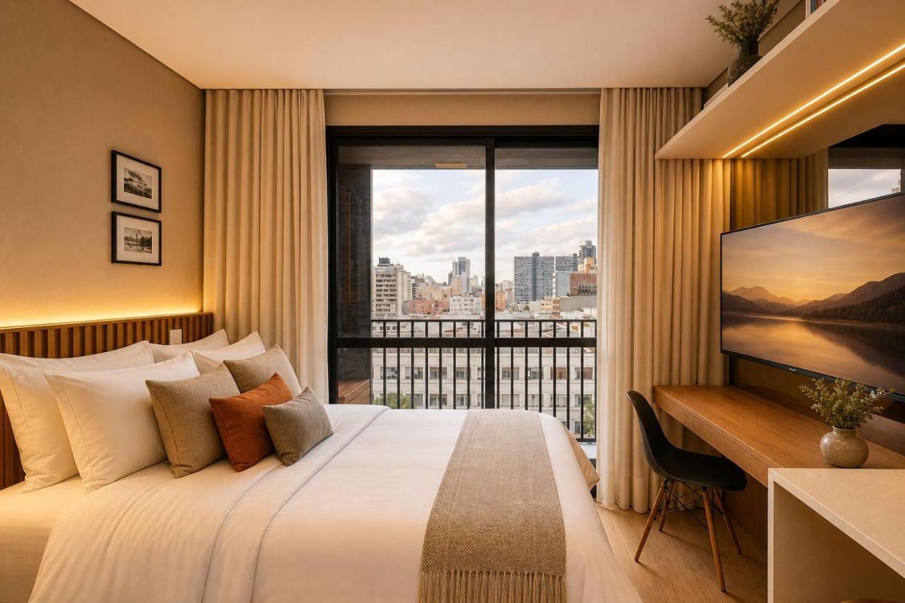 Studio Moderno com Vista no Centro de Curitiba - Luxo - B&B Curitiba